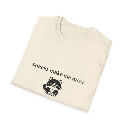 Snacks Make Me Nicer T-Shirt
