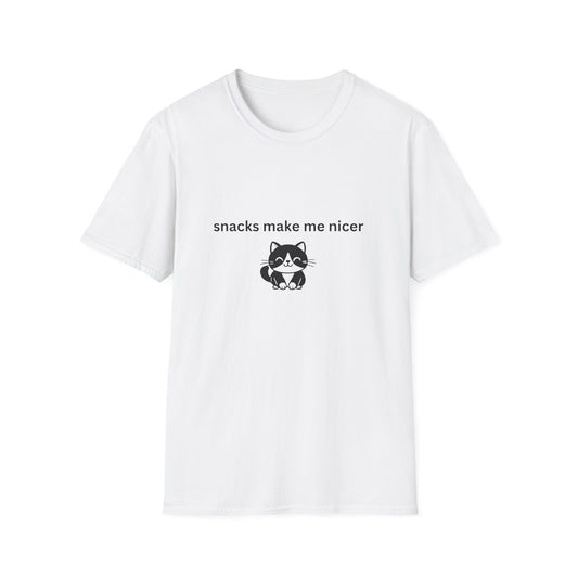 Snacks Make Me Nicer T-Shirt