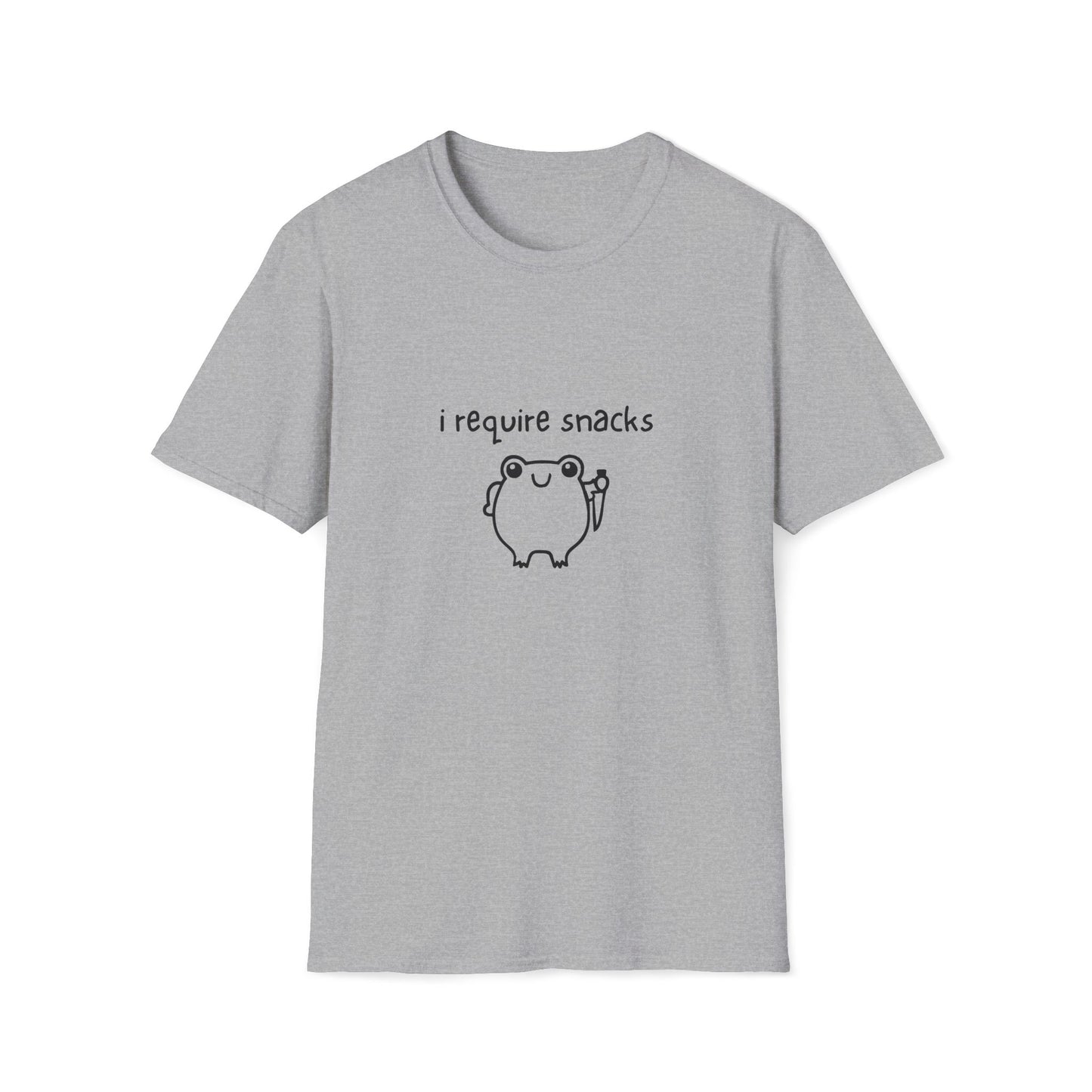 I Require Snacks T‑Shirt