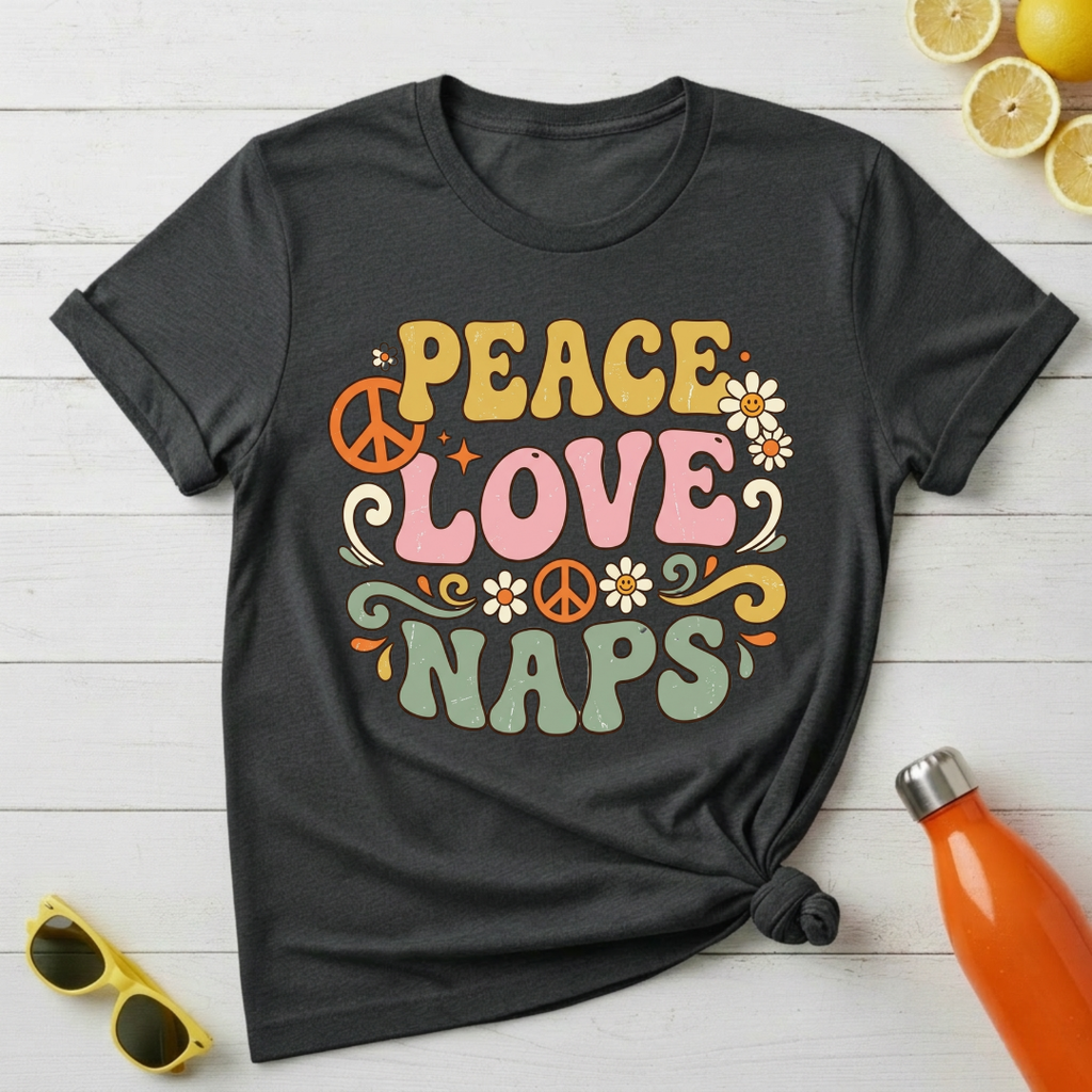 Peace Love Naps T-Shirt