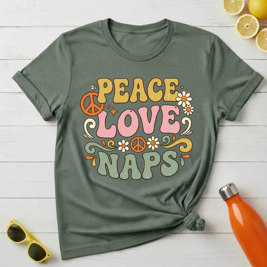 Peace Love Naps T-Shirt
