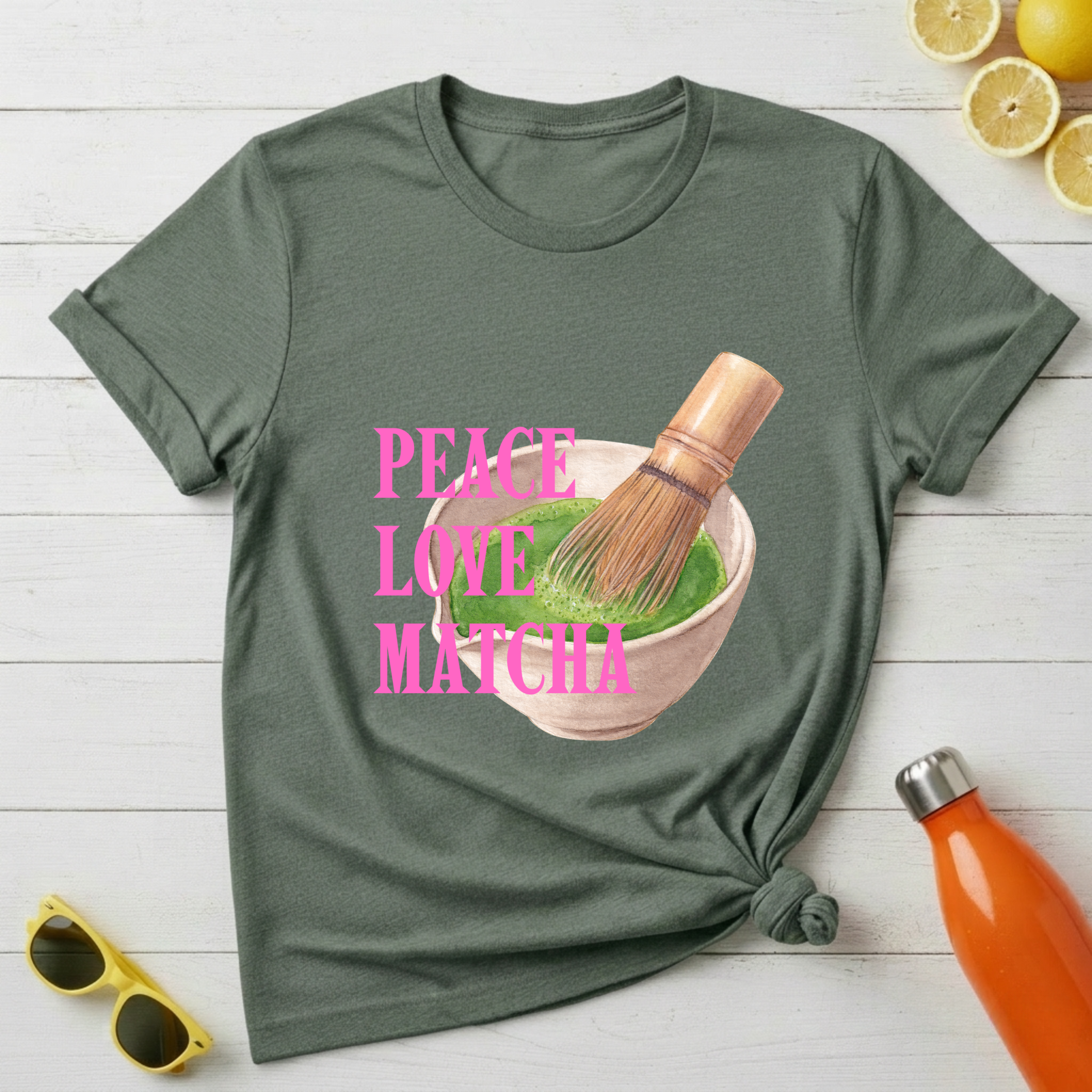 Peace Love Matcha T-Shirt