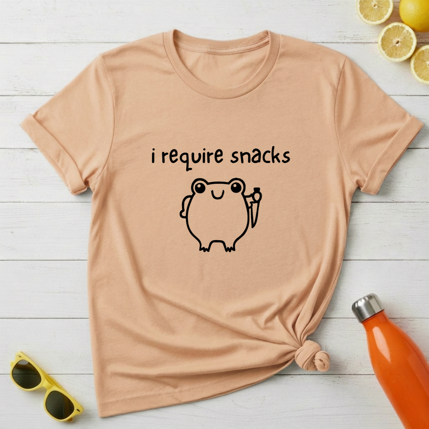 I Require Snacks T‑Shirt