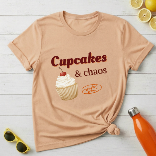 Cupcakes & Chaos T-Shirt