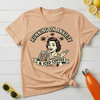 Running on Anxiety & Iced Coffee T-Shirt