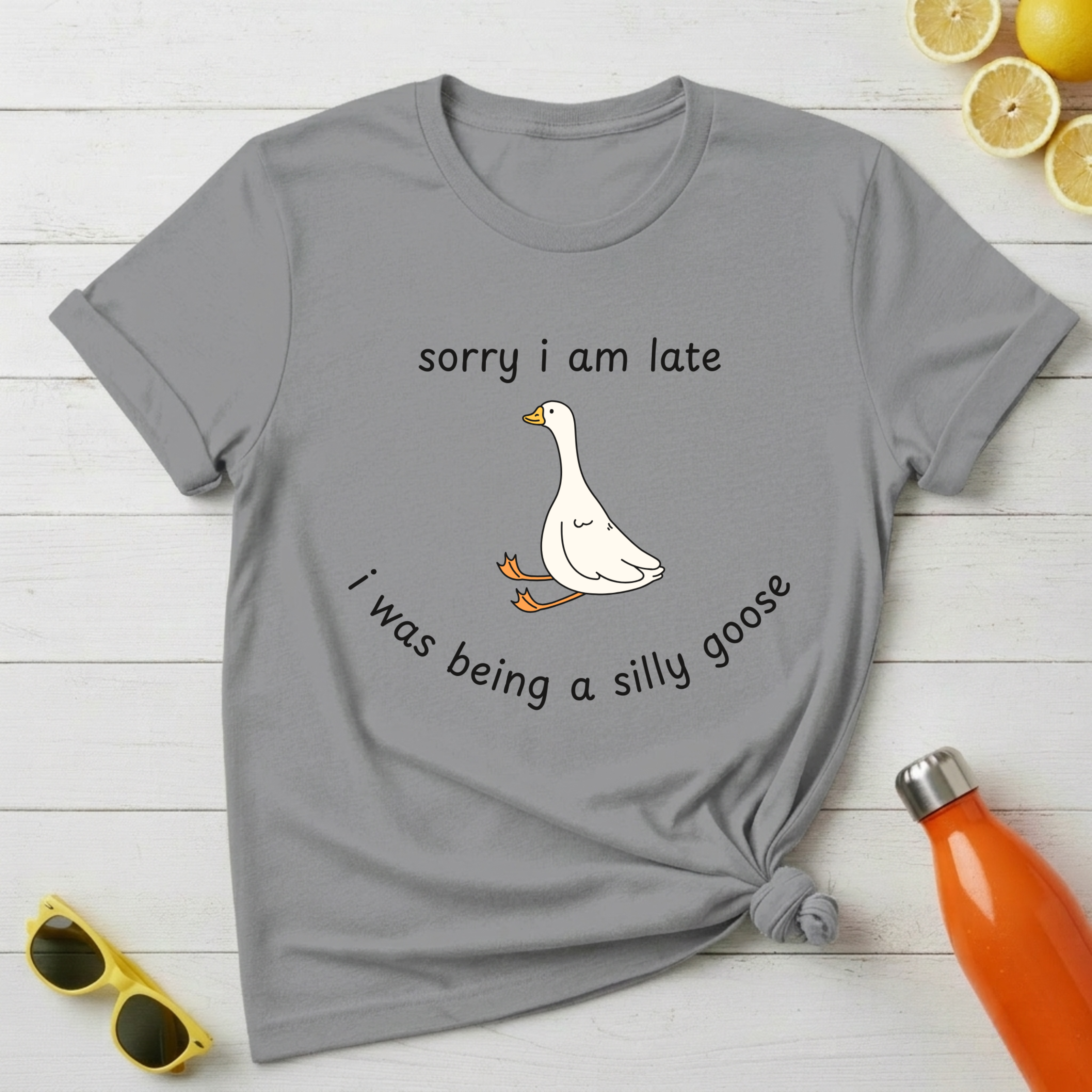 Sorry I Am Late I Was Being A Silly Goose T-Shirt