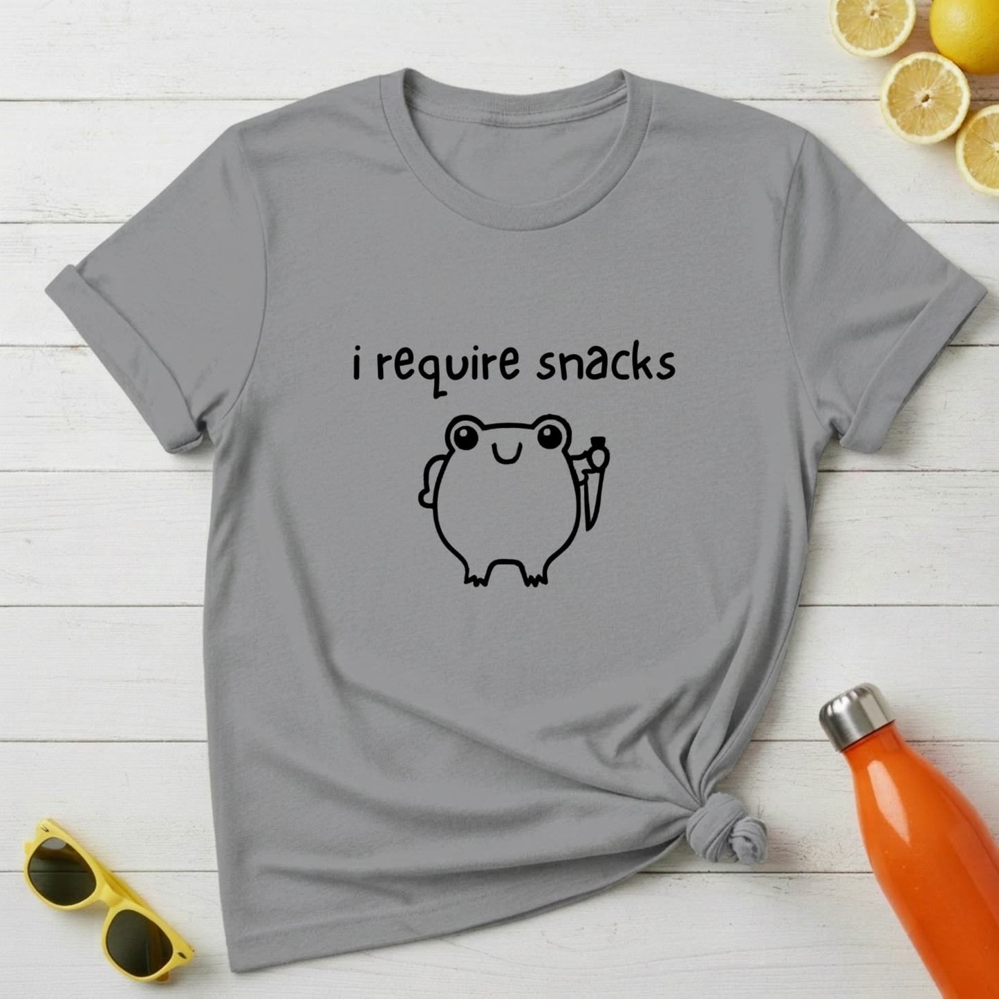 I Require Snacks T‑Shirt