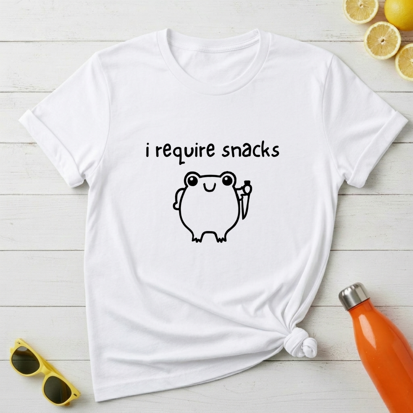 I Require Snacks T‑Shirt