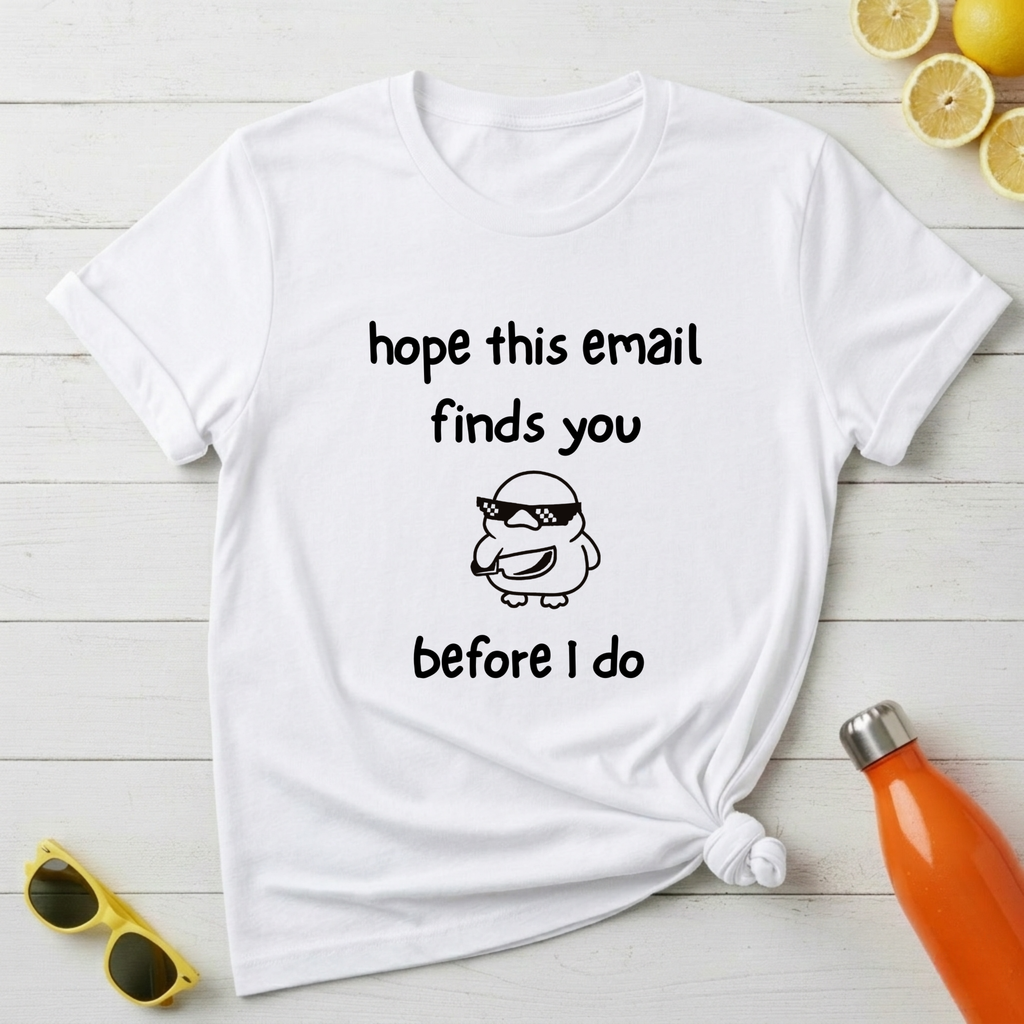 Hope This Email Finds You Before I Do T-Shirt