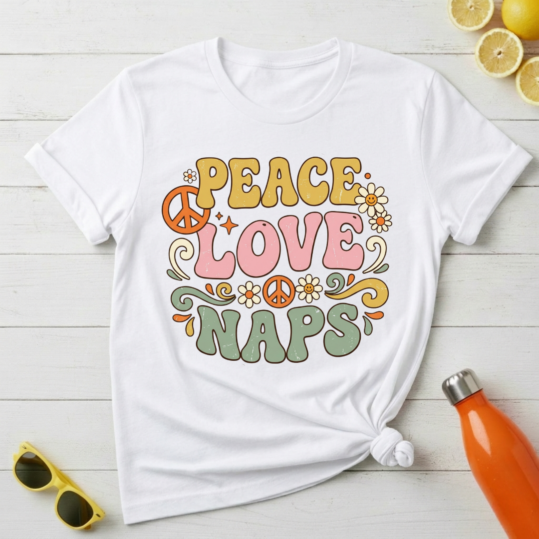 Peace Love Naps T-Shirt
